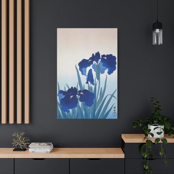 91655-18.jpg Iris Flowers by Ohara Koson Standard Canvas