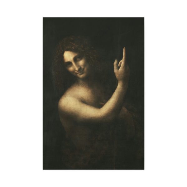 91655-31.jpg Saint John the Baptist by Leonardo da Vinci Standard Canvas
