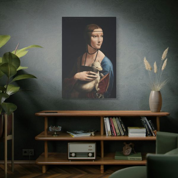 Lady with an Ermine by Leonardo da Vinci Standard Canvas
