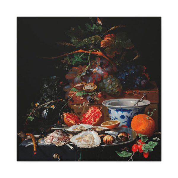 91663-11.jpg Fruits and Oysters by Abraham Mignon Standard Canvas