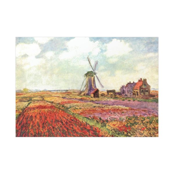 Tulip Fields by Claude Monet Poster