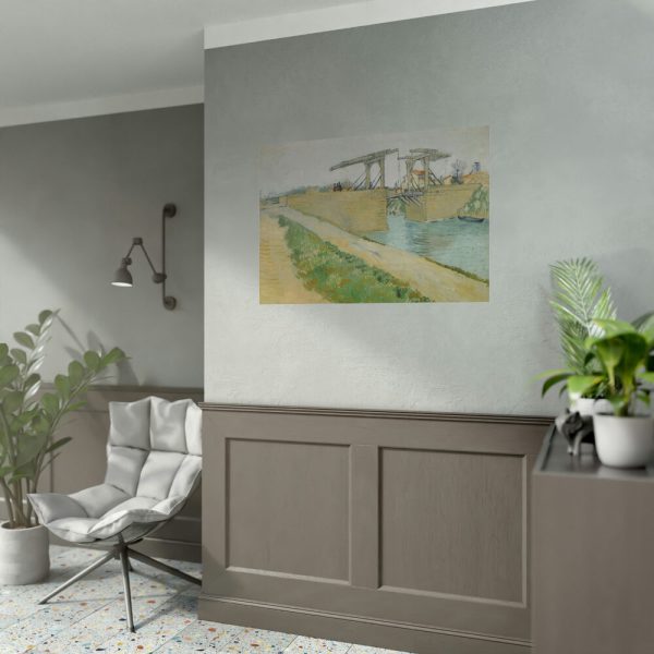 92408-23.jpg The Langlois Bridge by Vincent van Gogh Poster