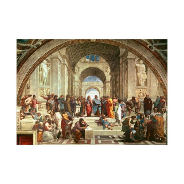 92408-45.jpg The School of Athens by Stanze di Raffaello Poster