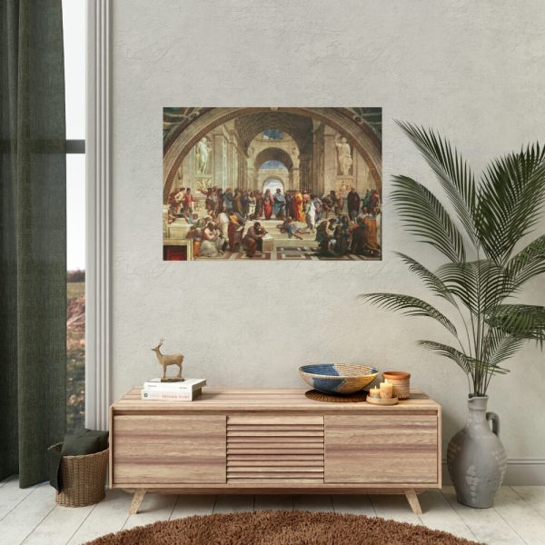 92408-46.jpg The School of Athens by Stanze di Raffaello Poster
