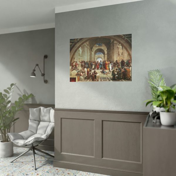 92408-47.jpg The School of Athens by Stanze di Raffaello Poster