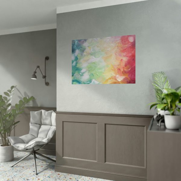 Abstract Colorful Painting Background Poster