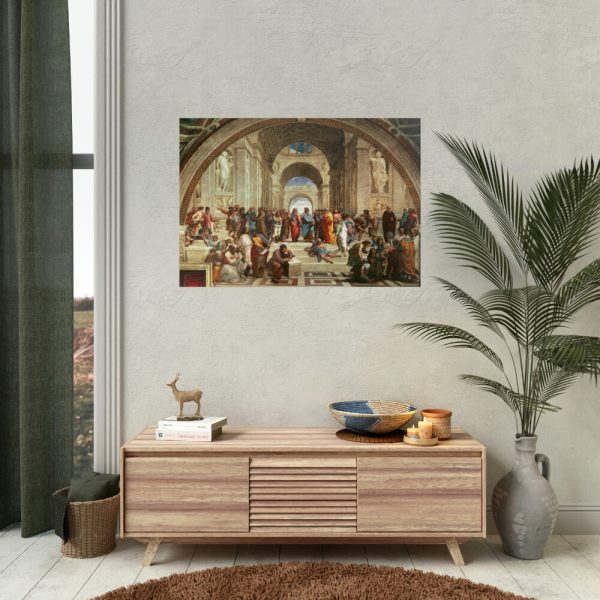 92409-46.jpg The School of Athens by Stanze di Raffaello Poster