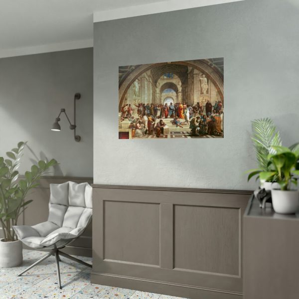 92409-47.jpg The School of Athens by Stanze di Raffaello Poster