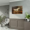 92409-8.jpg Grey Arabian Stallion by James Ward Poster