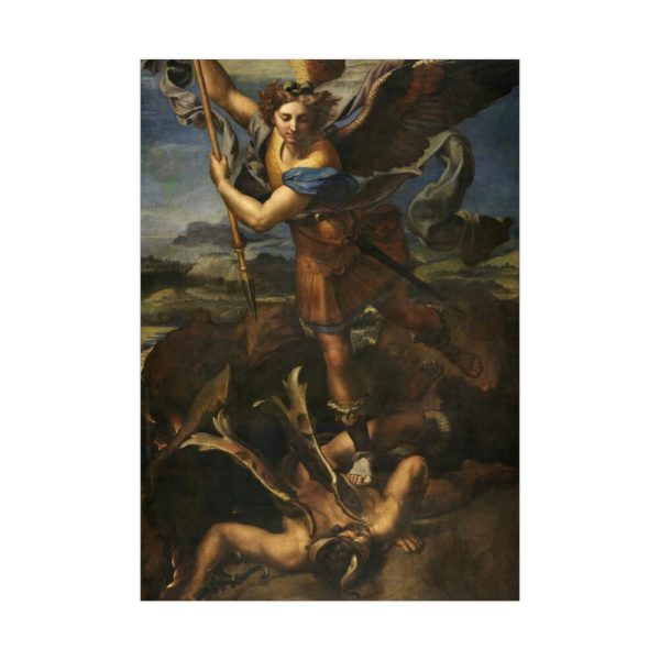 92410-15.jpg Le Grand Saint Michel War in Heaven by Raffaello Sanzio Poster