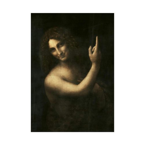 92410-18.jpg Saint John the Baptist by Leonardo da Vinci Poster