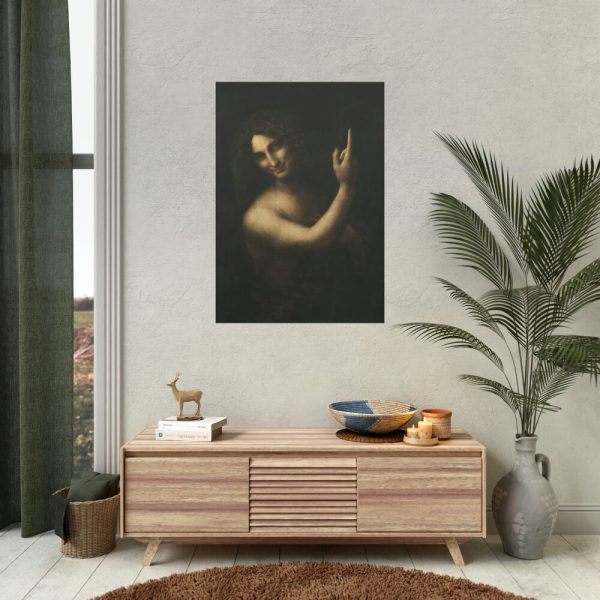92410-19.jpg Saint John the Baptist by Leonardo da Vinci Poster