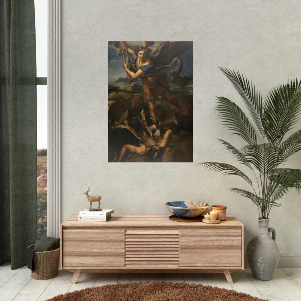 92411-16.jpg Le Grand Saint Michel War in Heaven by Raffaello Sanzio Poster