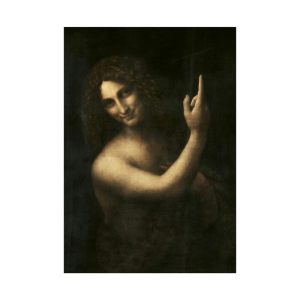 92411-18.jpg Saint John the Baptist by Leonardo da Vinci Poster