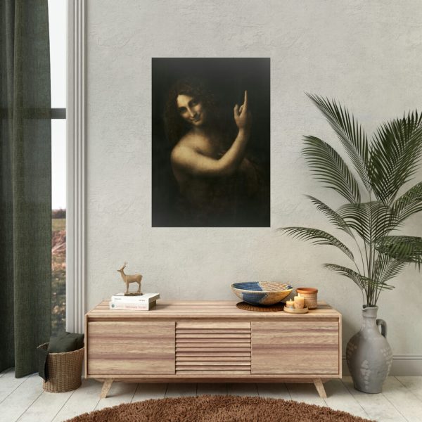 92411-19.jpg Saint John the Baptist by Leonardo da Vinci Poster
