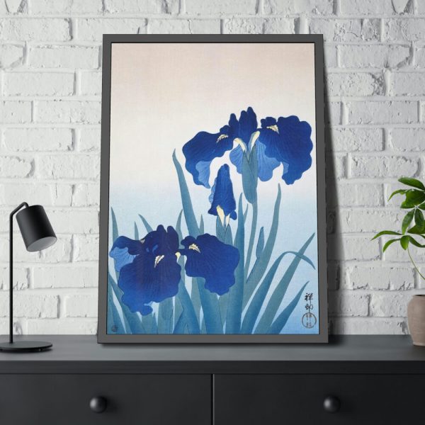 93830-15.jpg Iris Flowers by Ohara Koson Framed Poster