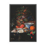 Fruits and Oysters by Abraham Mignon Framed Poster