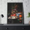 Fruits and Oysters by Abraham Mignon Framed Poster