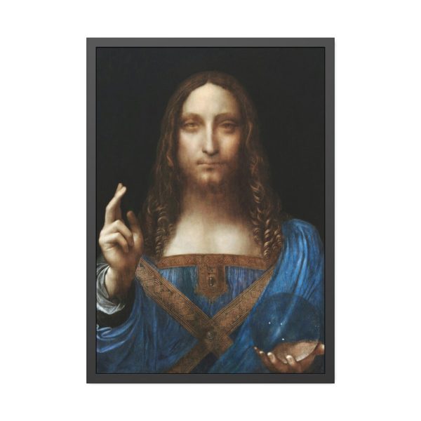 93831-16.jpg Salvator Mundi by Leonardo da Vinci Framed Poster