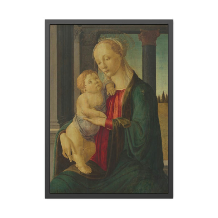 Madonna and Child by Sandro Botticelli Framed Poster - Image 5