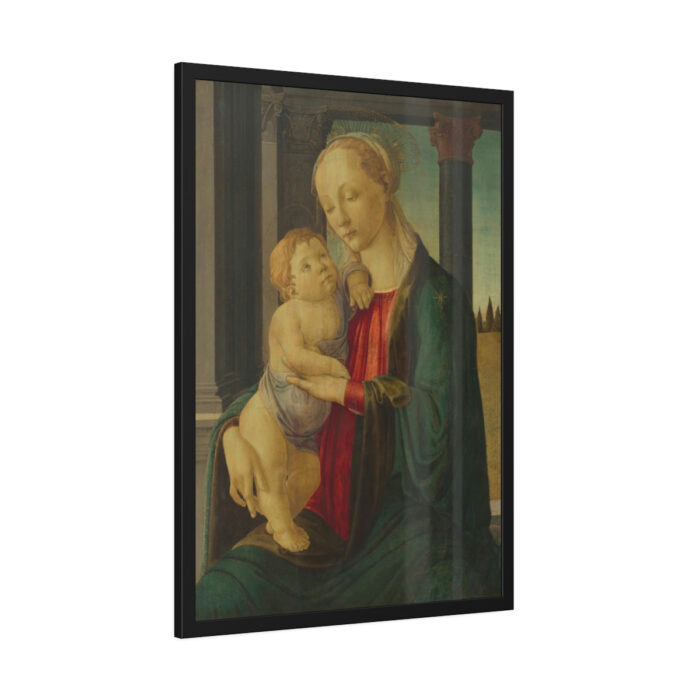 Madonna and Child by Sandro Botticelli Framed Poster - Image 6