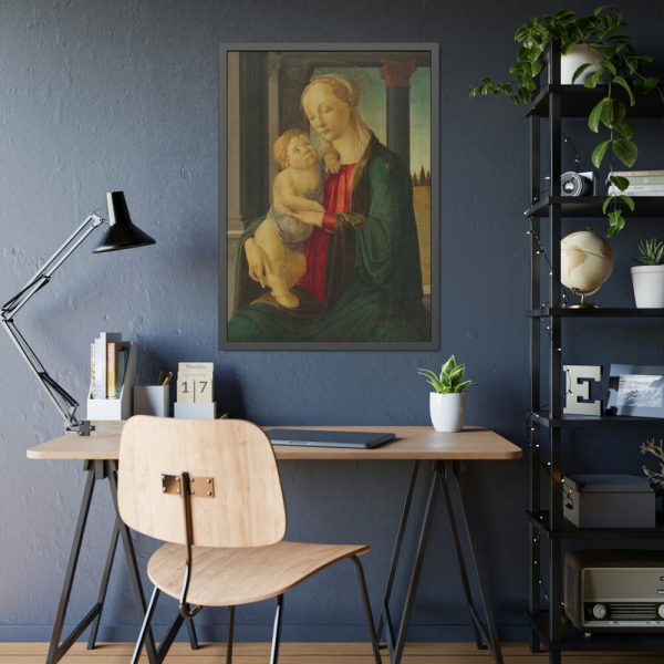 93831-30.jpg Madonna and Child by Sandro Botticelli Framed Poster