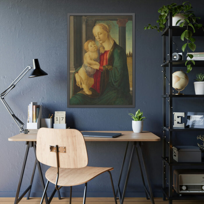 Madonna and Child by Sandro Botticelli Framed Poster - Image 7
