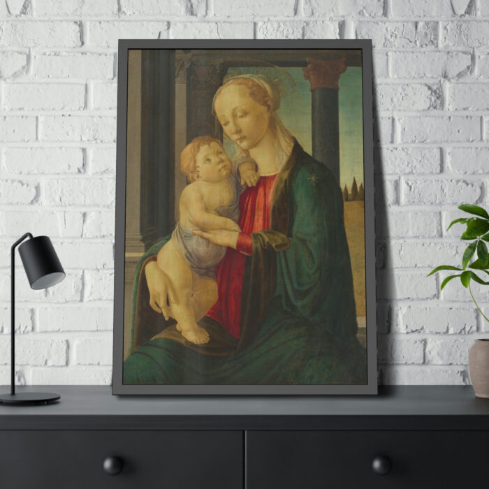 Madonna and Child by Sandro Botticelli Framed Poster - Image 8