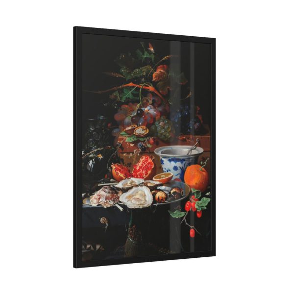Fruits and Oysters by Abraham Mignon Framed Poster