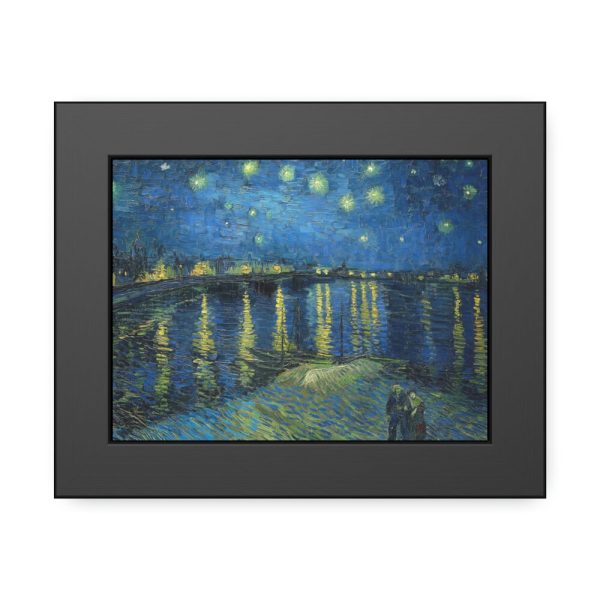93837.jpg Starry Night Over the Rhone by Vincent van Gogh Framed Posters