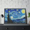 93854-3.jpg The Starry Night by Vincent van Gogh Framed Poster