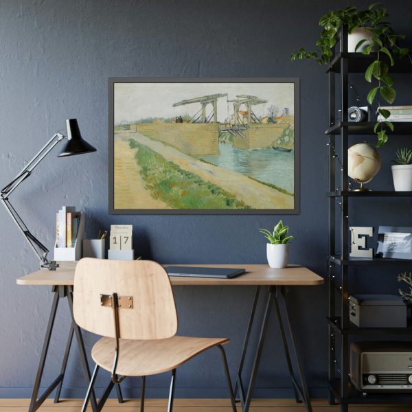 93854-30.jpg The Langlois Bridge by Vincent van Gogh Framed Poster