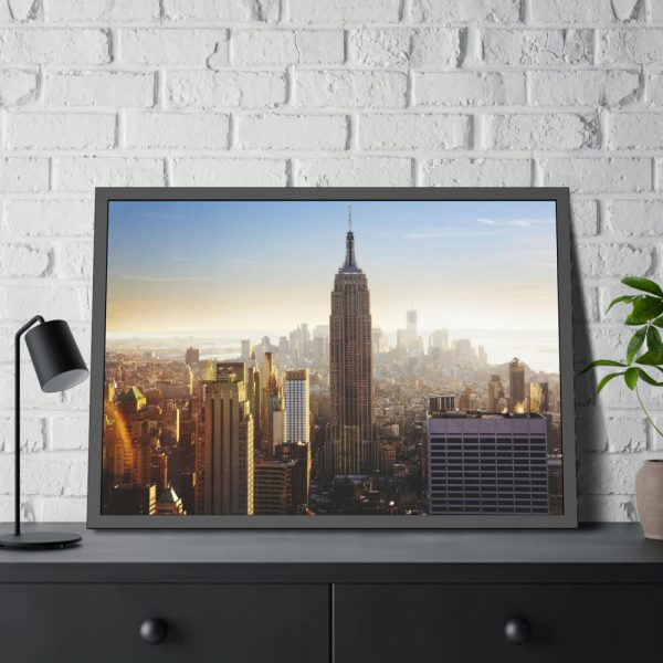 93854-35.jpg Skyscrapers in Manhattan, New York Framed Poster