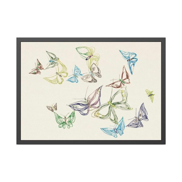 93854-48.jpg Vintage Butterfly Framed Poster