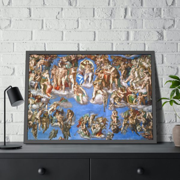 93854-71.jpg The Last Judgment by Michelangelo Buonarroti Framed Poster