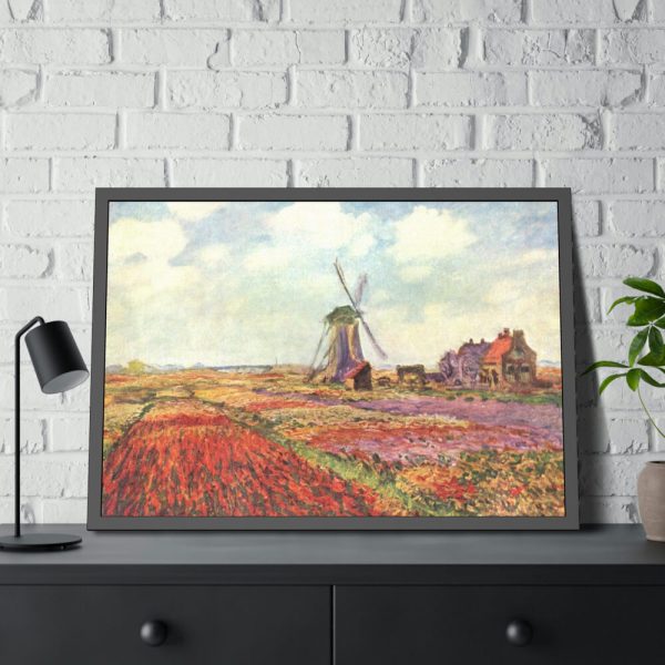 93855-19.jpg Tulip Fields by Claude Monet Framed Poster