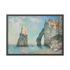 The Cliffs at Étretat by Claude Monet Framed Poster