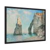 The Cliffs at Étretat by Claude Monet Framed Poster