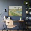 93855-30.jpg The Langlois Bridge by Vincent van Gogh Framed Poster