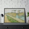 93855-31.jpg The Langlois Bridge by Vincent van Gogh Framed Poster