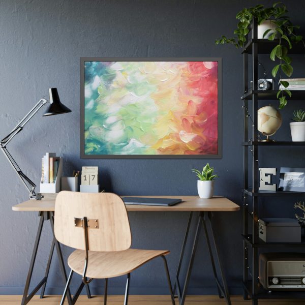 93855-42.jpg Abstract Colorful Painting Background Framed Poster