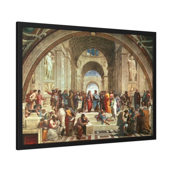 93855-61.jpg The School of Athens by Stanze di Raffaello Framed Posters