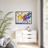 88288-3.jpg Yellow-Red-Blue Abstract Painting by Wassily Kandinsky Framed Canvas