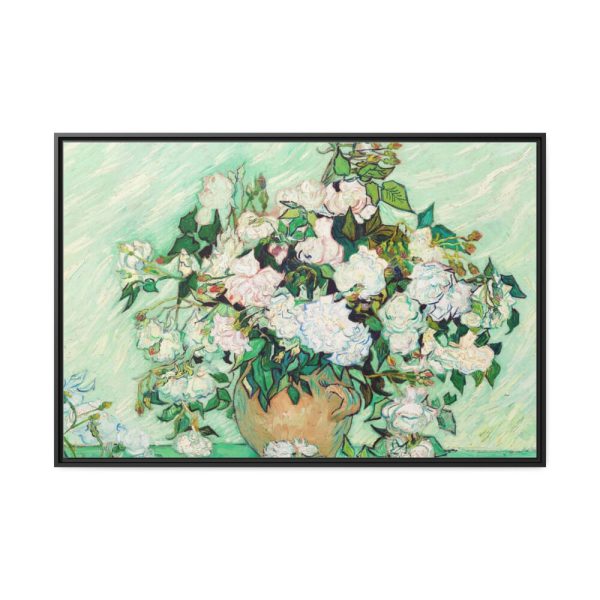 88289-101.jpg Roses by Vincent Van Gogh Framed Canvas