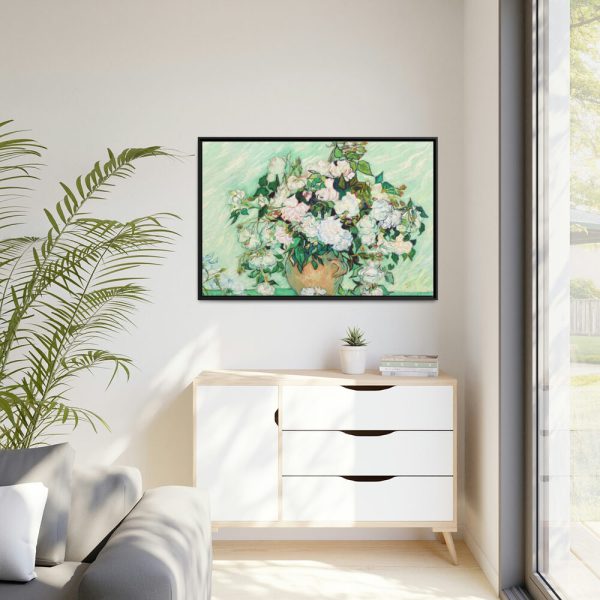 88289-103.jpg Roses by Vincent Van Gogh Framed Canvas