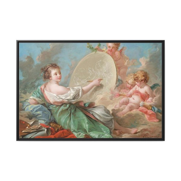 88289-11.jpg Allegory of Painting by François Boucher Framed Canvas