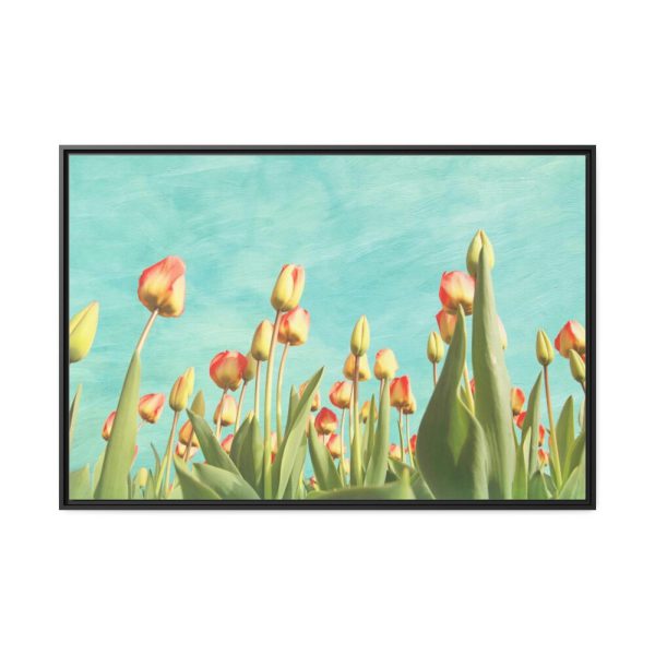 88289-111.jpg Spring Tulips Flowers Framed Canvas