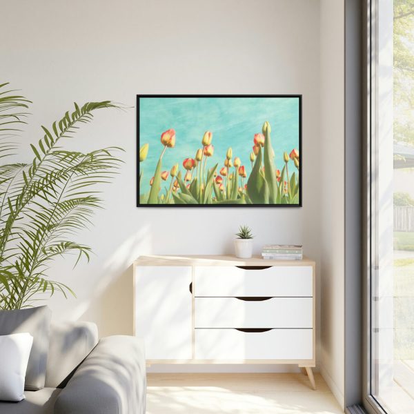 88289-113.jpg Spring Tulips Flowers Framed Canvas