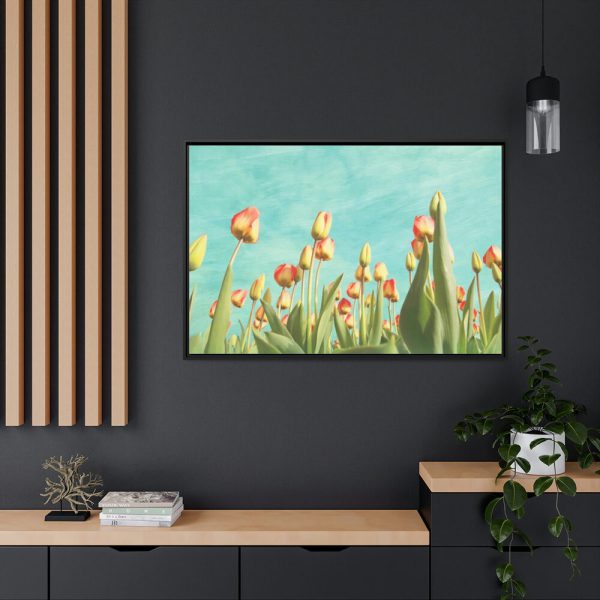 88289-114.jpg Spring Tulips Flowers Framed Canvas