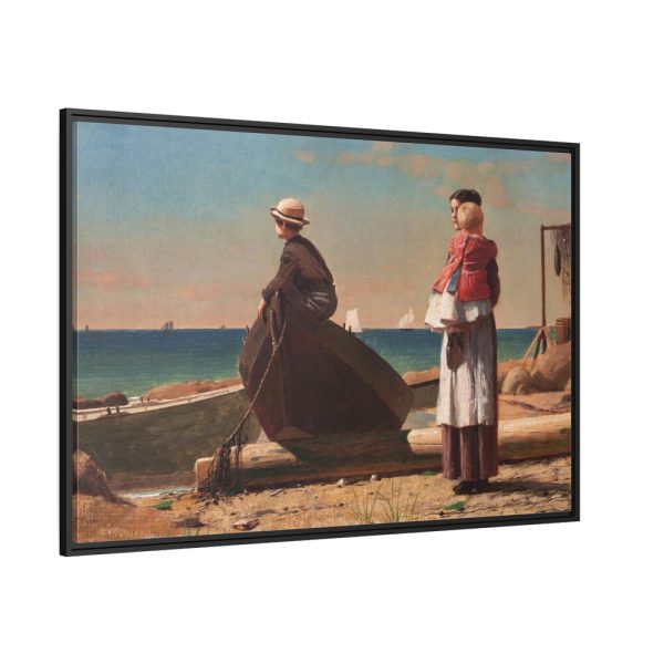 88289-135.jpg Dad's Coming by Winslow Homer Framed Canvas